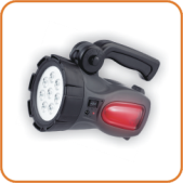 2913 - 超亮度LED充电聚光灯紧急信号灯(Super Bright LED Rechargeable Spotlight with emergency blinker)