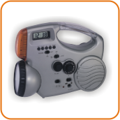 9070CK - 常备 AM/FM 收音机连闹钟, 手提灯(Ever Power AM/FM Radio and Clock Lantern)
